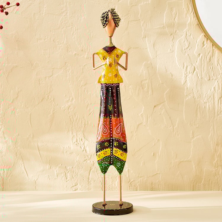 Corsica Mystic India Set of 3 Metal Standing Musician Figurines