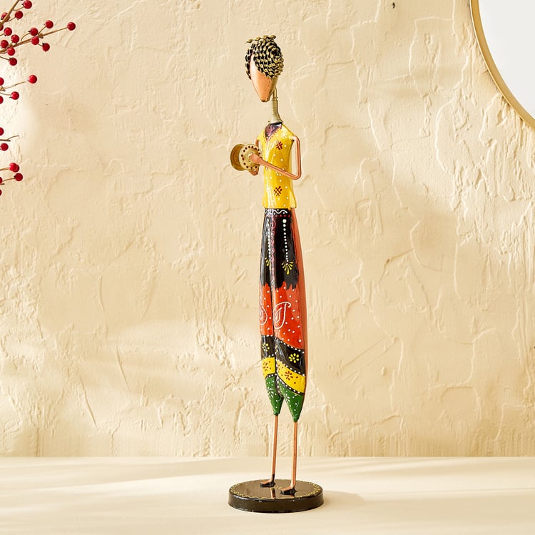 Corsica Mystic India Set of 3 Metal Standing Musician Figurines