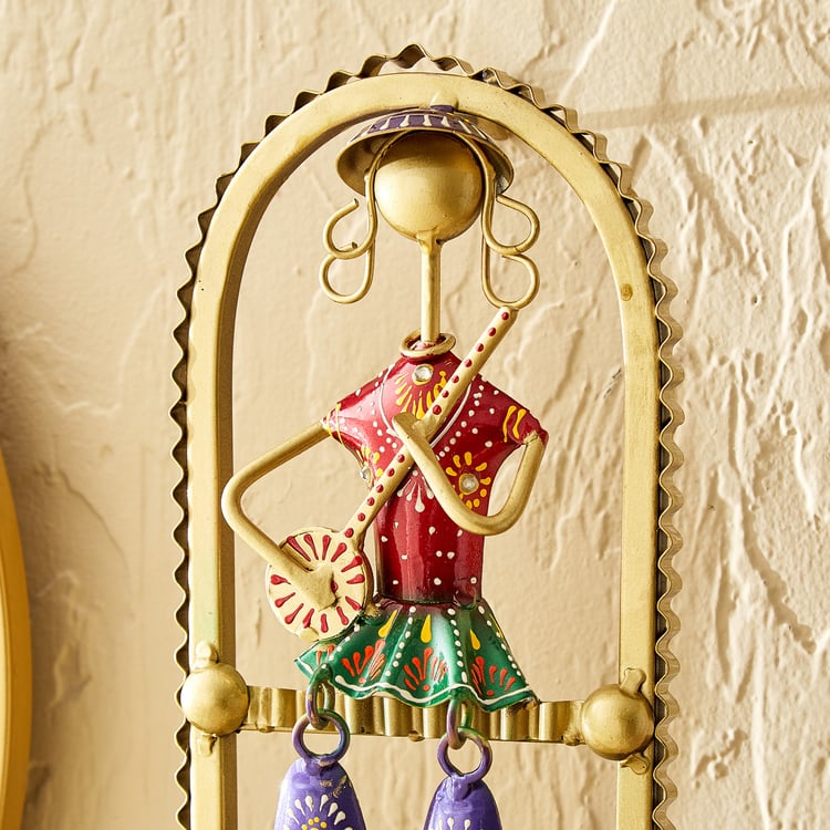 Corsica Mystic India Metal Musician Wall Accent
