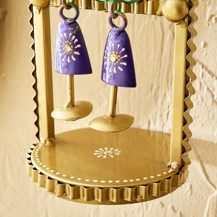 Corsica Mystic India Metal Musician Wall Accent