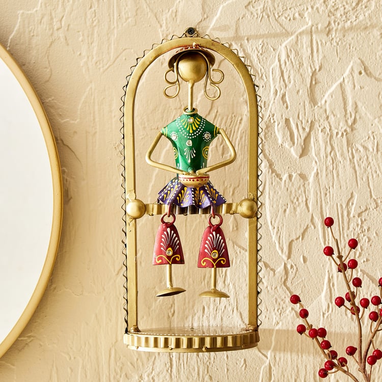 Corsica Mystic India Metal Musician Wall Accent