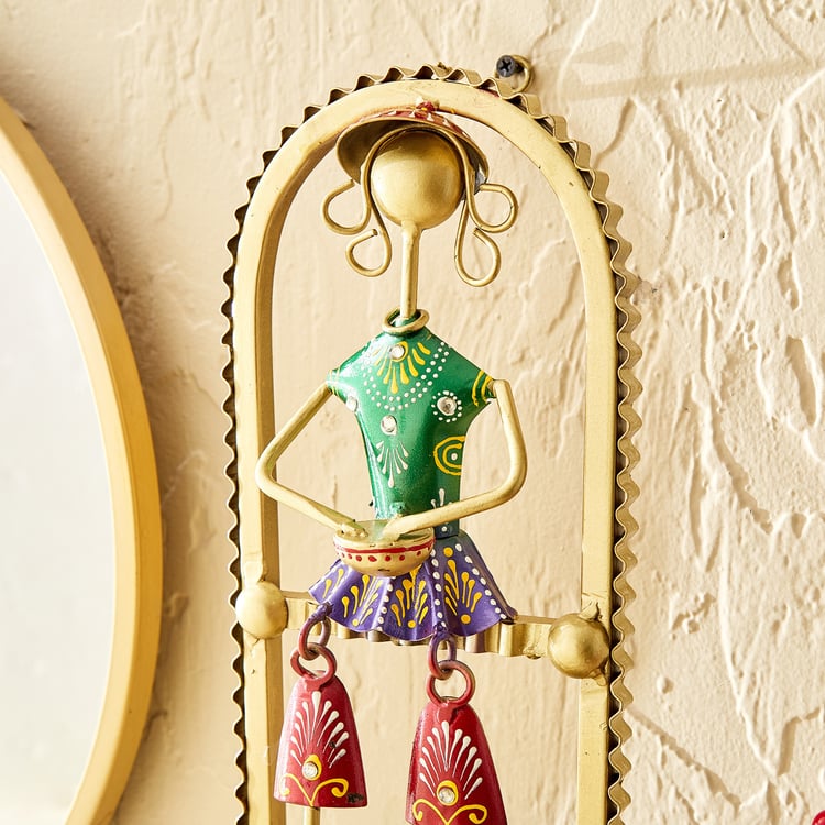 Corsica Mystic India Metal Musician Wall Accent