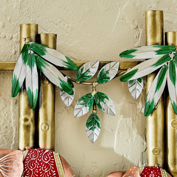 Corsica Mystic India Metal Elephant Wall Accent