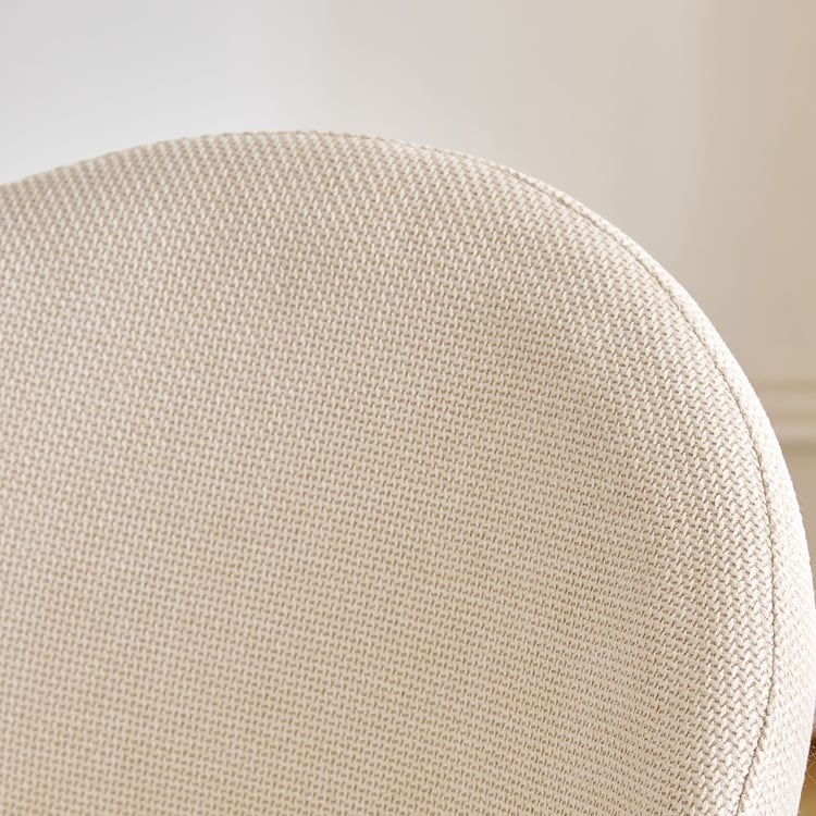 Senorita NXT Set of 2 Fabric Dining Chairs - Cream