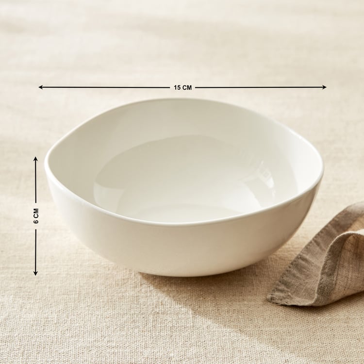 Marshmallow Pebble Porcelain Cereal Bowl - 520ml