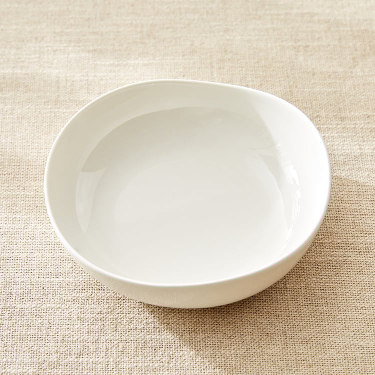 Marshmallow Pebble Porcelain Veg Bowl - 240ml