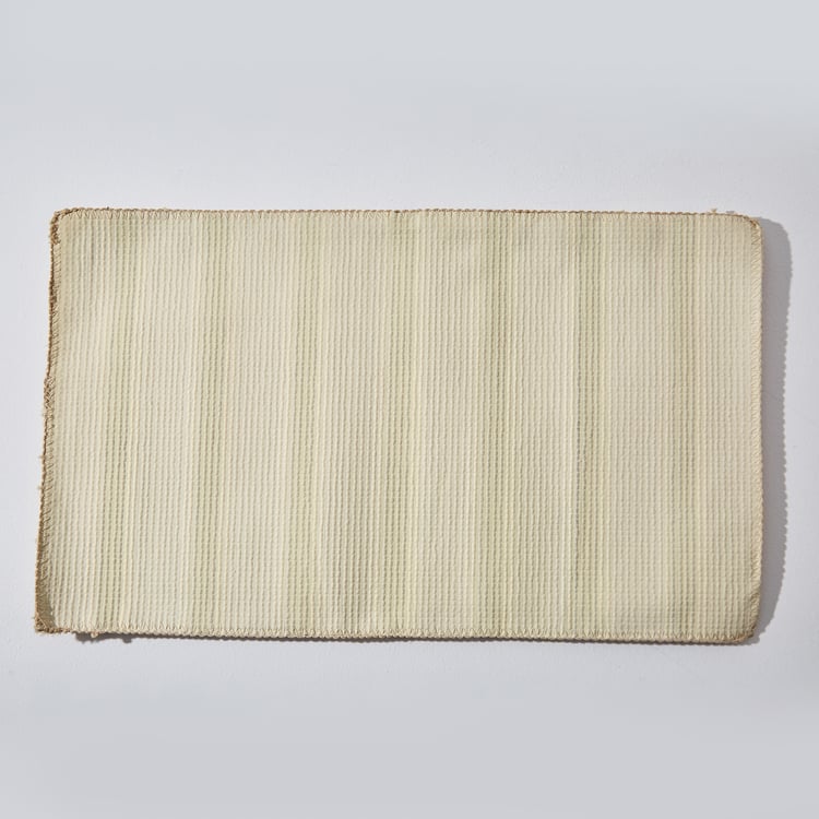 Corsica Set of 2 Striped Anti-Slip Bath Mats