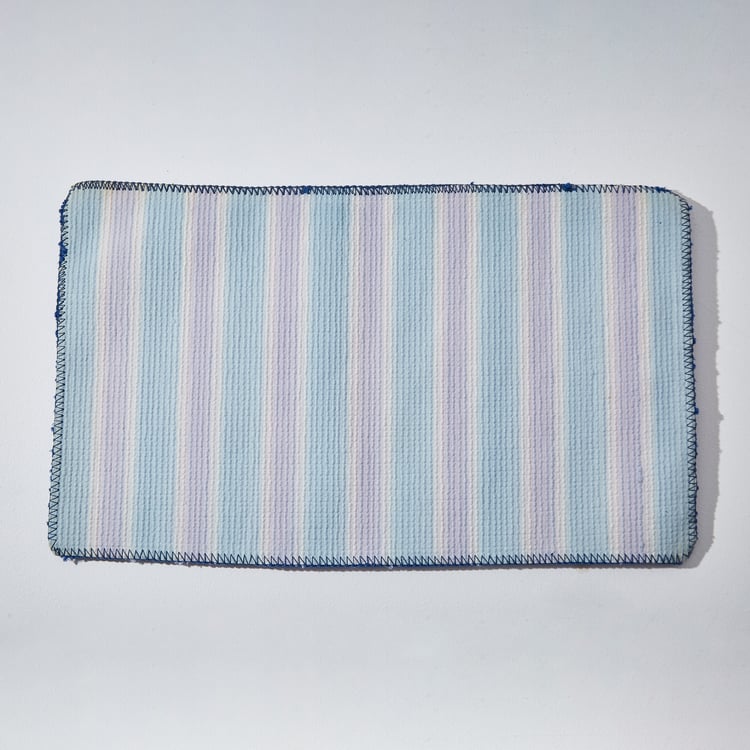 Corsica Set of 2 Striped Anti-Slip Bath Mats - 51x31cm