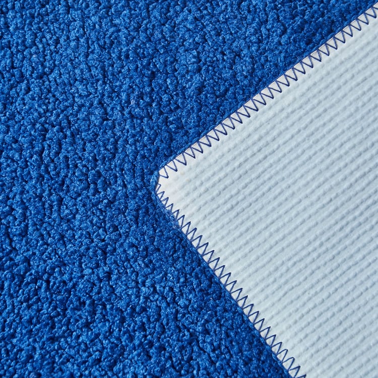 Corsica Set of 2 Striped Anti-Slip Bath Mats - 51x31cm
