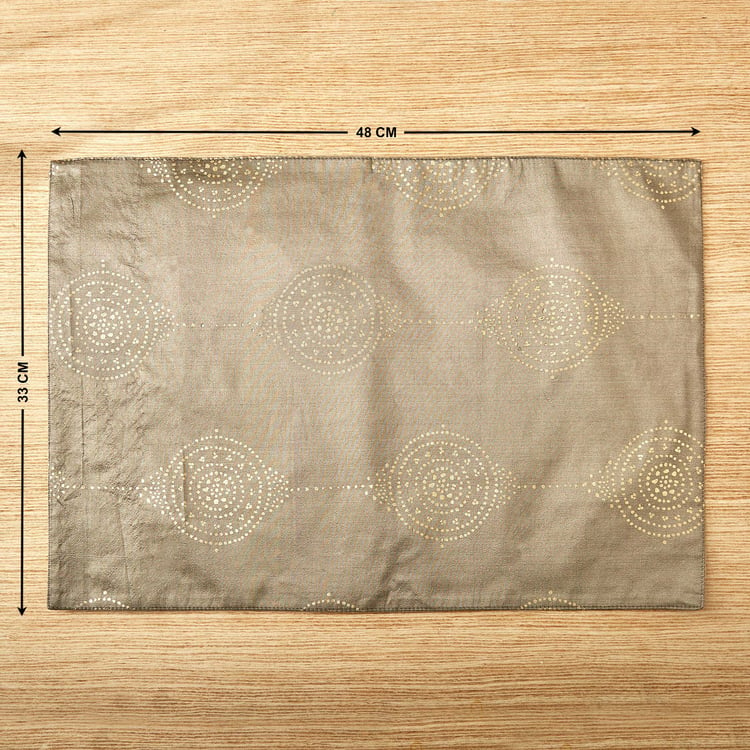 Corsica Gleam Cecil Foil Print Placemat