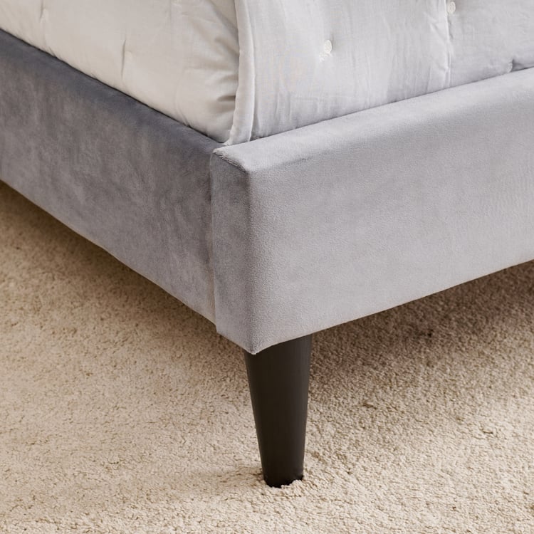 Helios Bravo Aden King Bed - Grey