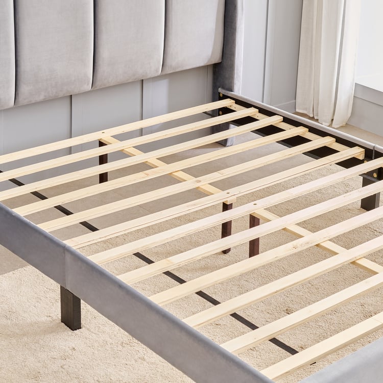 Helios Bravo Aden King Bed - Grey