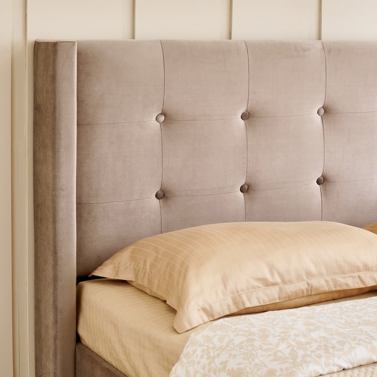 Helios Bravo Betty Queen Bed - Brown