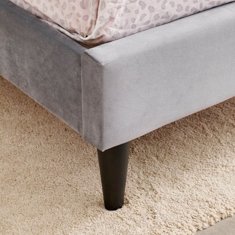 Helios Bravo Aden Single Bed - Grey