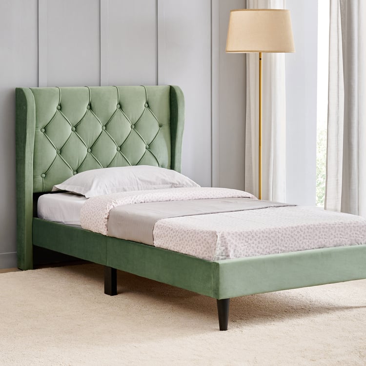 Helios Bravo Roxy Single Bed - Green
