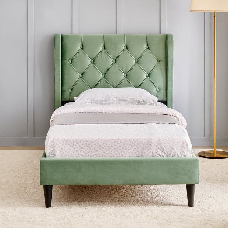 Helios Bravo Roxy Single Bed - Green