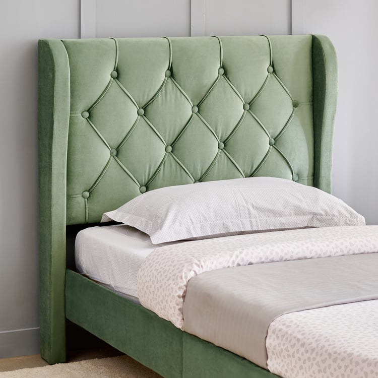 Helios Bravo Roxy Single Bed - Green