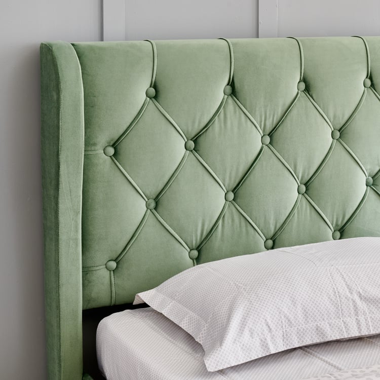 Helios Bravo Roxy Single Bed - Green
