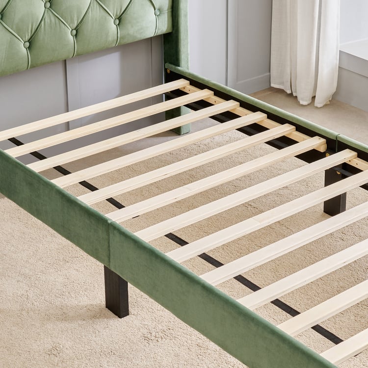 Helios Bravo Roxy Single Bed - Green