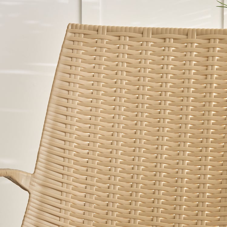 Abigail Hester Polypropylene Outdoor Arm Chair - Beige