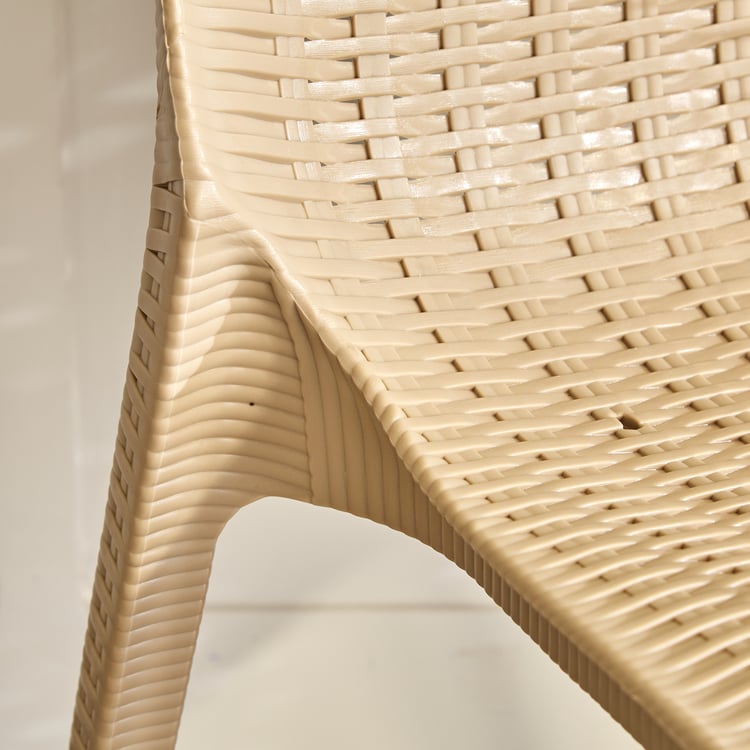 Abigail Paula Polypropylene Outdoor Chair - Beige