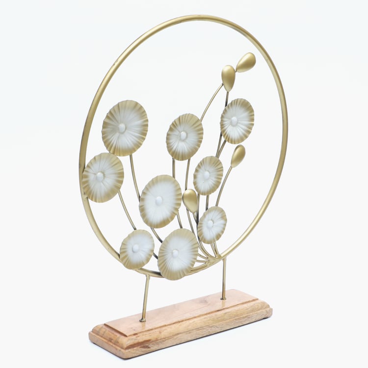 VEDAS Mystical Indiana Metal Siya Table Accent