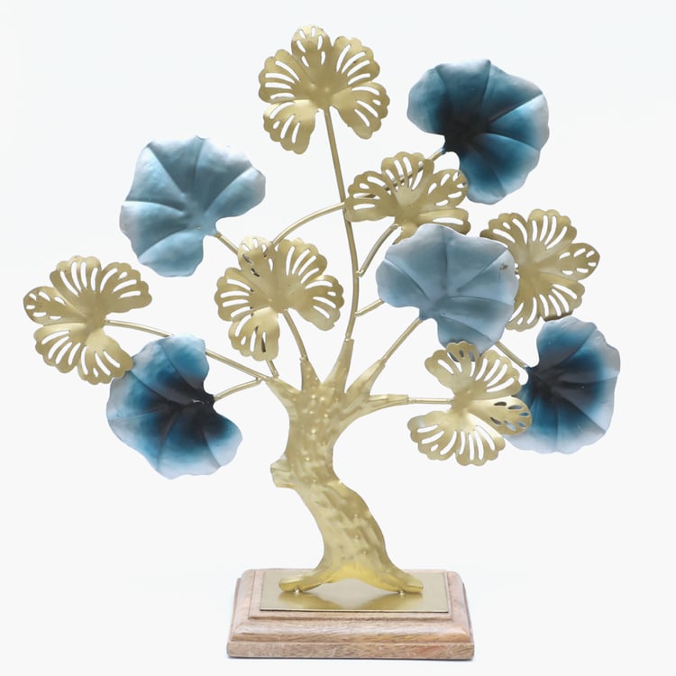 VEDAS Mystical Indiana Metal Tree Table Accent