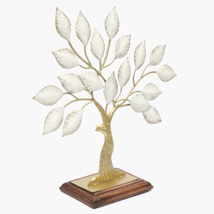 VEDAS Mystical Indiana Metal Tree Table Accent
