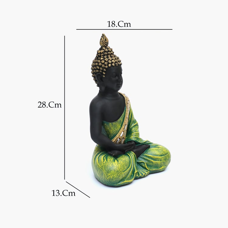 VEDAS Mystical Indiana Metal Buddha Figurine