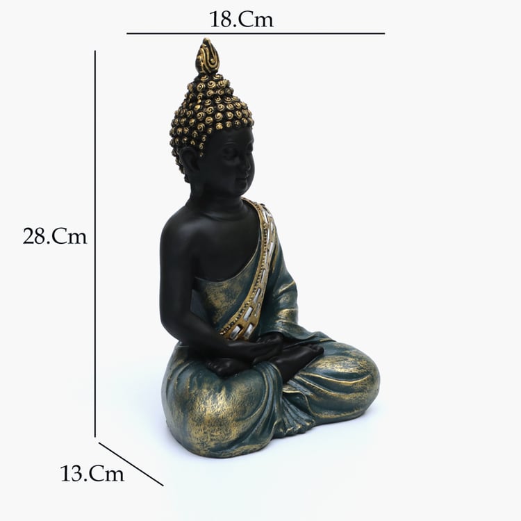 VEDAS Mystical Indiana Myat Polyresin Buddha Figurine