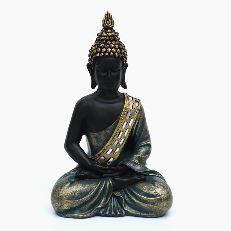 VEDAS Mystical Indiana Myat Polyresin Buddha Figurine