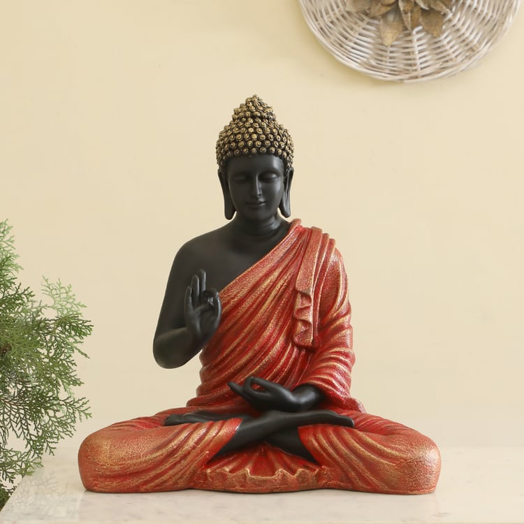 VEDAS Mystical Indiana Ory Polyresin Buddha Figurine