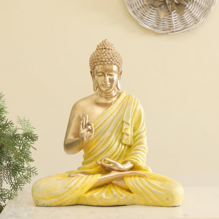 VEDAS Mystical Indiana Ory Polyresin Buddha Figurine