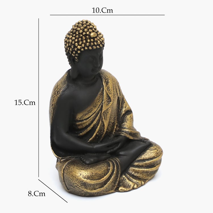 VEDAS Mystical Indiana Polyresin Meditating Buddha Figurine