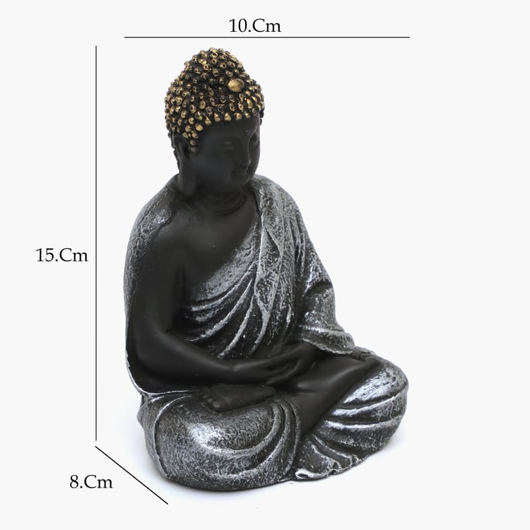 VEDAS Mystical Indiana Arban Polyresin Meditating Buddha Figurine