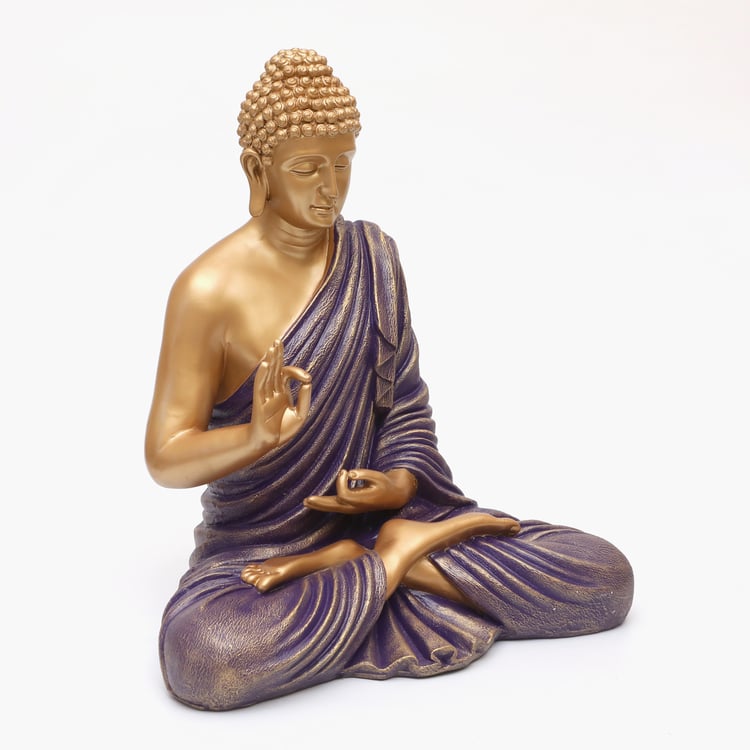 VEDAS Mystical Indiana Bento Polyresin Blessing Buddha Figurine