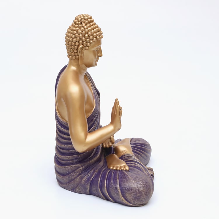 VEDAS Mystical Indiana Bento Polyresin Blessing Buddha Figurine