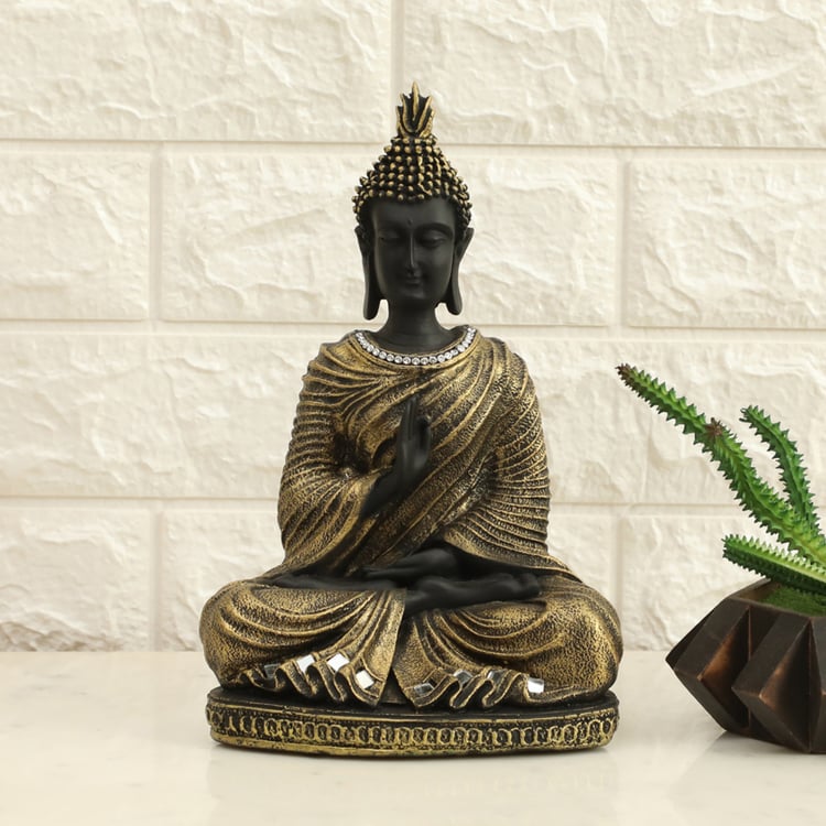 VEDAS Mystical Indiana Noble Polyresin Buddha Figurine