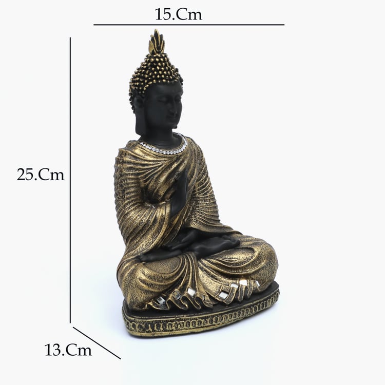 VEDAS Mystical Indiana Noble Polyresin Buddha Figurine