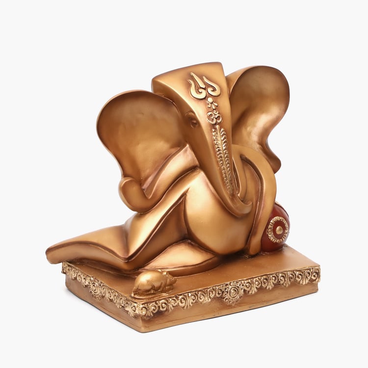 VEDAS Mystical Indiana Polyresin Vishwaraja Ganesha Figurine