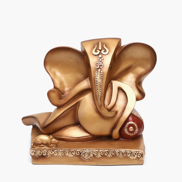 VEDAS Mystical Indiana Polyresin Vishwaraja Ganesha Figurine