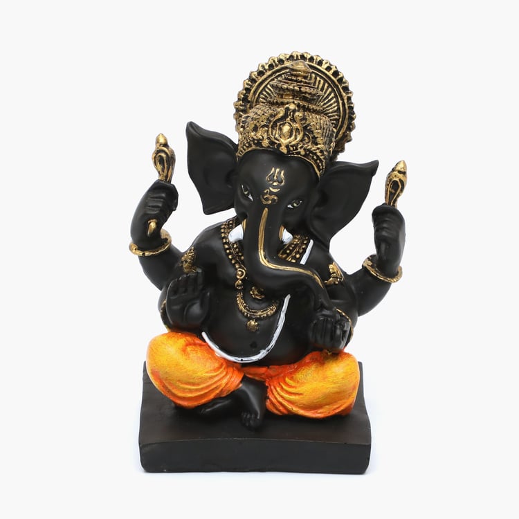 VEDAS Mystical Indiana Polyresin Bhupati Ganesha Figurine