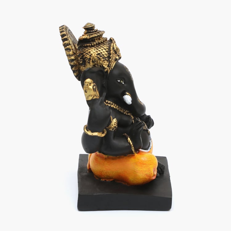 VEDAS Mystical Indiana Polyresin Bhupati Ganesha Figurine