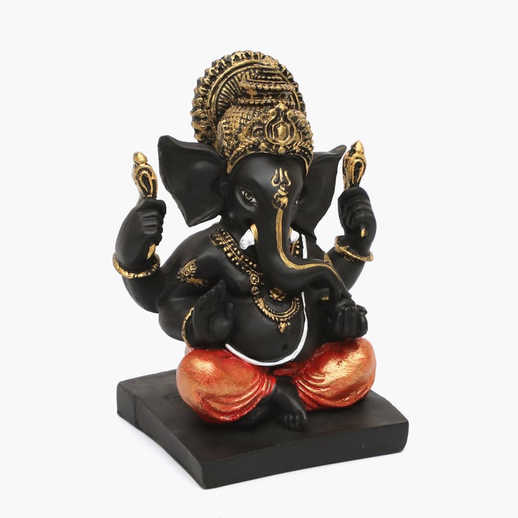 VEDAS Mystical Indiana Polyresin Bhupati Ganesha Figurine