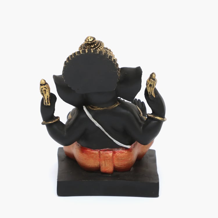 VEDAS Mystical Indiana Polyresin Bhupati Ganesha Figurine