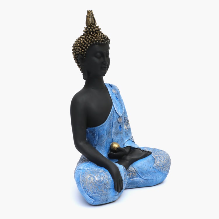 VEDAS Mystical Indiana Polyresin Laddu Buddha Figurine