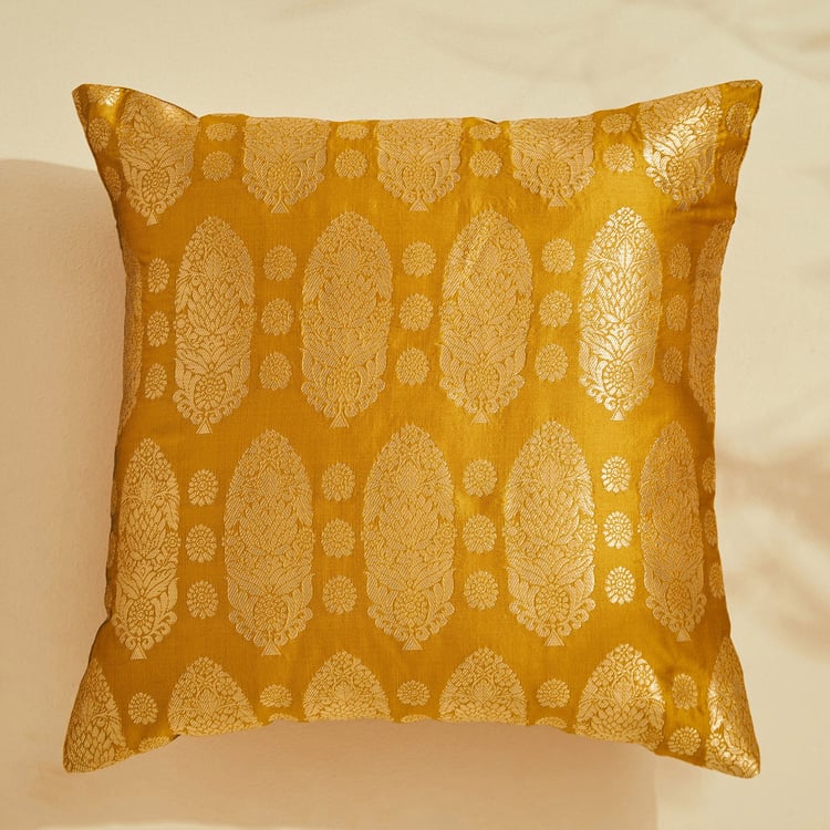 Corsica Brocade Baisley Set of 5 Brocade Cushion Covers - 40x40cm