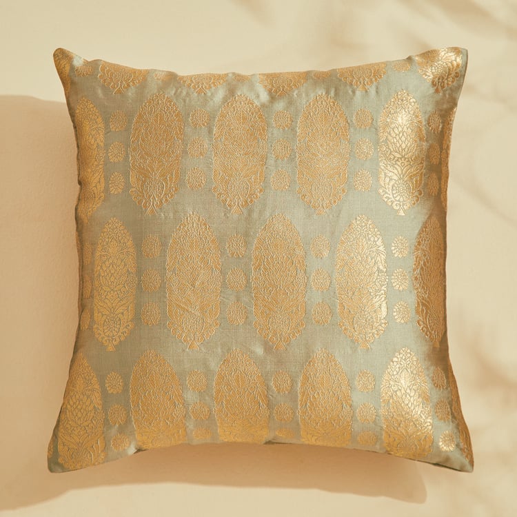 Corsica Brocade Baisley Set of 5 Brocade Cushion Covers - 40x40cm