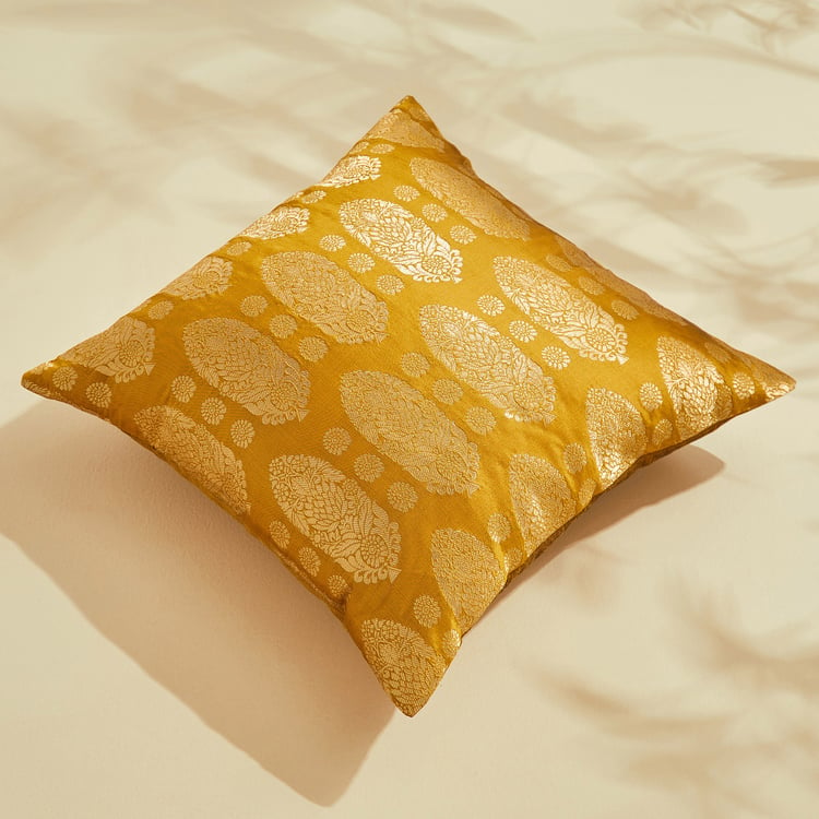 Corsica Brocade Baisley Set of 5 Brocade Cushion Covers - 40x40cm