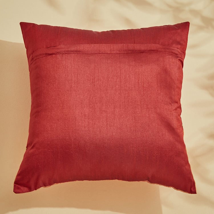 Corsica Brocade Mammoth Set of 5 Elephant Brocade Cushion Covers - 40x40cm